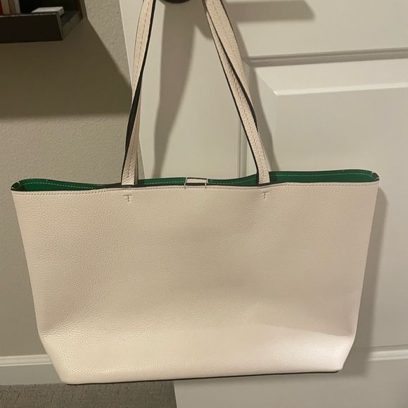 Tory Burch Perforated Logo Tote - Picture 4 of 9